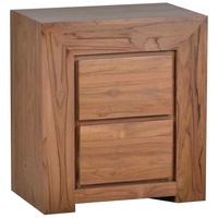 MiaMöbel Beistell-/ Nachttisch Maharaja Massivholz Teak