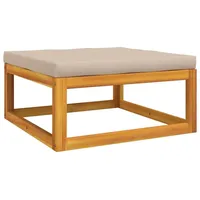 VidaXL Gartenhocker mit Kissen 72,4 x 38,8 x 25,7