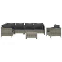 VidaXL Modell 61 Loungeset grau