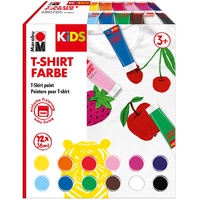 Marabu KiDS T-Shirt Farbe 12 St. 36 ml Mehrfarbig