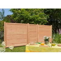 Kiehn-Holz Dichtzaun 3-tlg., LxH: 486x180 cm, mit 4 Pfosten