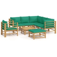 VidaXL Garten-Lounge-Set 8-tlg. braun/grün