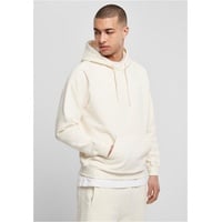 URBAN CLASSICS Blank Kapuzenpullover White Sand S
