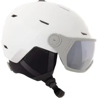 Salomon ICON LT VISOR White/Uni SILVER, white, Größe 56-59