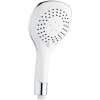 Aloni Bianco Handbrause Duschkopf weiß chrom
