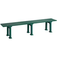 Blome Modante Gartenbank, Grün, Kunststoff, 4-Sitzer, 200x42x37 cm Typenauswahl,