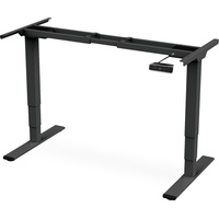 Digitus Elektrisch höhenverst. Tischgestell, Dual-Motor, 3-Stufen, Schwarz