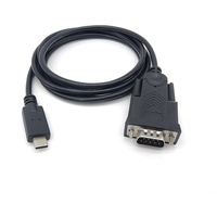 Equip 133392 USB-C auf Serial (DB9) Kabel, M/M, 1.5m