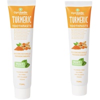 OptiSmile Kurkuma Zahnpasta Vegan ohne Fluorid natürliche Antiplaque Zahncreme