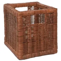 Vivanno Flechtkorb Regalkorb aus 100% natürlichem Rattan 26 x