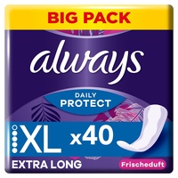 Always Slipeinlagen Daily Protect Extra Long für Slip, 40
