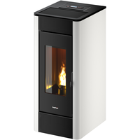FreePoint Pelletofen Indaco 11 FreePoint Pelletofen INDA Stahl weiß