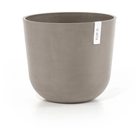Ecopots Pflanztopf Oslo Braungrau Ø 35 cm / Höhe