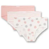 Sanetta Mädchen Hipslips 3er Pack - Pants, Unterhose, gemustert,