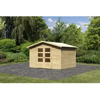 Karibu Gartenhaus Amberg 5 - 19mm-305 x 246 cm