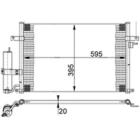 Mahle AC 384 000S Kondensator Klimaanlage BEHR
