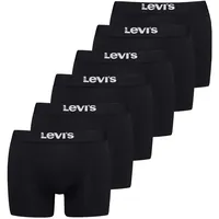 Levi's Solide Basic Boxer 6P in Schwarz | Gr.:
