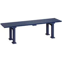 Blome Modante Gartenbank Blau, Kunststoff 3-Sitzer, 150x42x37 cm Typenauswahl,