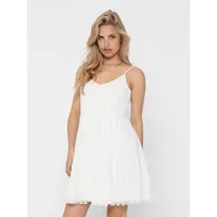 Only Kleid Spitzenkleid Weiß 40