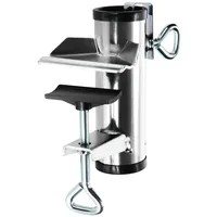COM-FOUR® Sonnenschirmhalter aus Metall - Schirmständer für Balkon, Terrasse