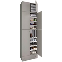 VCM Schuhschrank Lona XXL ca. 70x240 cm Grau
