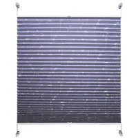 LIEDECO Klemmfix Plissee verspannt 90 x 130 cm grau/ranke