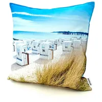 Heimtexland ® Outdoorkissen Bedruckt 45x45 Garten Lounge Dekokissen Outdoor