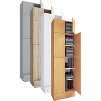 VCM XXL Schuhschrank Kleiderschrank Schrank Lona 5f AS