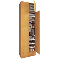 VCM Schuhschrank Lona XXL ca.70x240x39cm Buchefarben