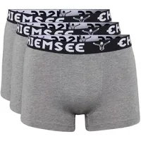 Chiemsee Boxershorts grau / schwarz / weiß M 3er