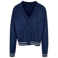 URBAN CLASSICS Sporty Box Strickjacke Space Blue L