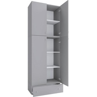 VCM Schuhschrank Lona XXL ca.70x200x39cm Grau