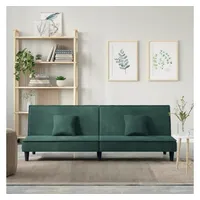 VidaXL Schlafsofa Dunkelgrün Samt
