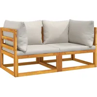 VidaXL Modular-Ecksofa Loungesofa hellgrau