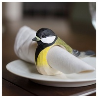 WILDLIFEGARDEN Wildlife Garden WG576 Serviettenring Kohlmeise - Handgeschnitzter Serviettenring