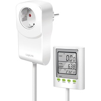 Logilink Energiekosten-Messgerät mit CO2-Berechnung u. Kabel