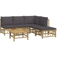 VidaXL 6-tlg. Loungeset braun