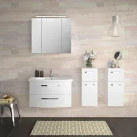 Pelipal Badmöbel-Set 4010 3-tlg. Weiß