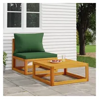 VidaXL Garten-Sofa-Set 2-tlg. grün
