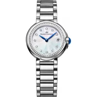MAURICE LACROIX Fiaba Round FA1003-SD502-170-1 Damenarmbanduhr mit echten Diamanten