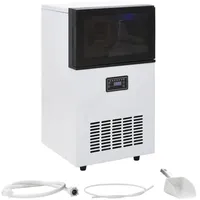 VidaXL Eiswürfelmaschine 420 W Schwarz 45 kg / 24