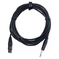 Pronomic XFJ-5 Mikrofonkabel, XLR/Klinke 5 m schwarz