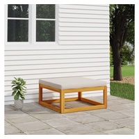 VidaXL Gartenhocker 73 x 40 x 24 cm grau