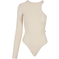 URBAN CLASSICS Organic Stretch Asymmetric Langarm-body White Sand M