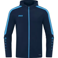 Jako Kapuzenjacke Power marine/skyblue 3XL