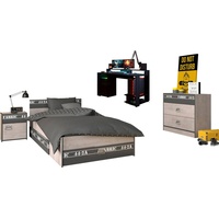 Parisot Jugendzimmer-Set Fabric, 21 grau