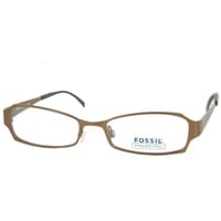 Fossil Brillengestell in kupfer | Gr.: onesize