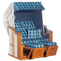Sunny Smart Strandkorb »Rustikal 255 Plus«, 2-Sitzer, komplett montiert,