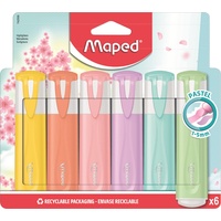 Maped Textmarker FLUO PEPS PASTELL - x6 Marker -
