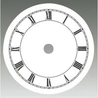 Selva Zifferblatt Aluminium römische Zahlen Ø 57mm